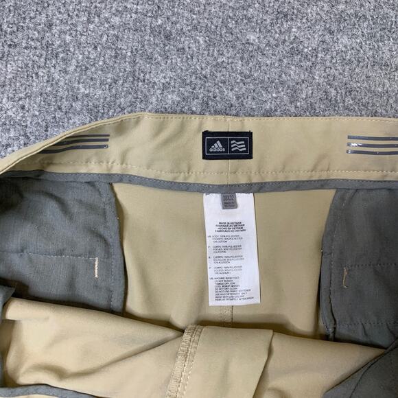 Adidas Pants Mens 38 Tan PureMotion Performance Golf Chino Lightweight Fabric - Picture 6 of 11